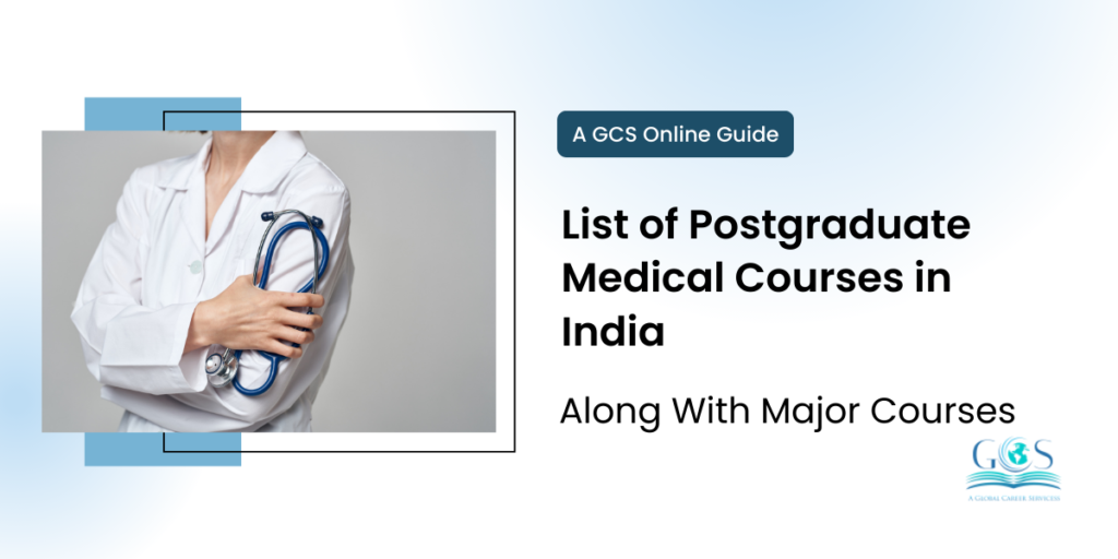List of Postgraduate Medical Courses in India