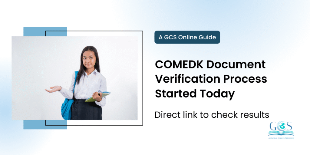 COMEDK Document Verification Process Started Today